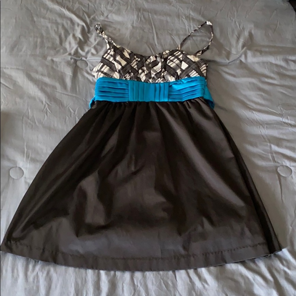 Black and Blue Dress